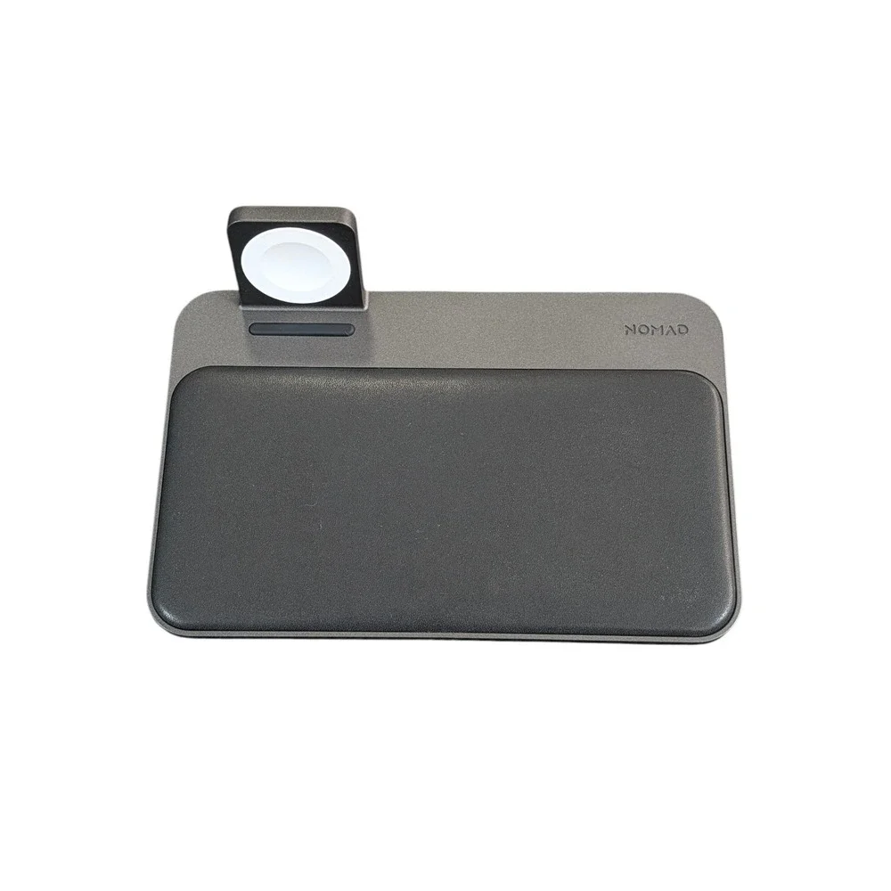 Cc9U Nomad Wireless Charging Pad 15W Total iPhones & Apple Watch - Black Used‎